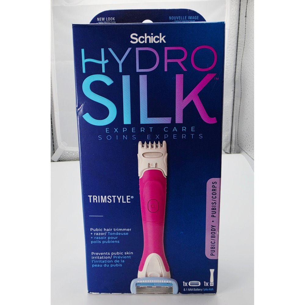 Schick Hydro Silk TrimStyle Expert Care Women's Trimmer and Razor 2-in-1